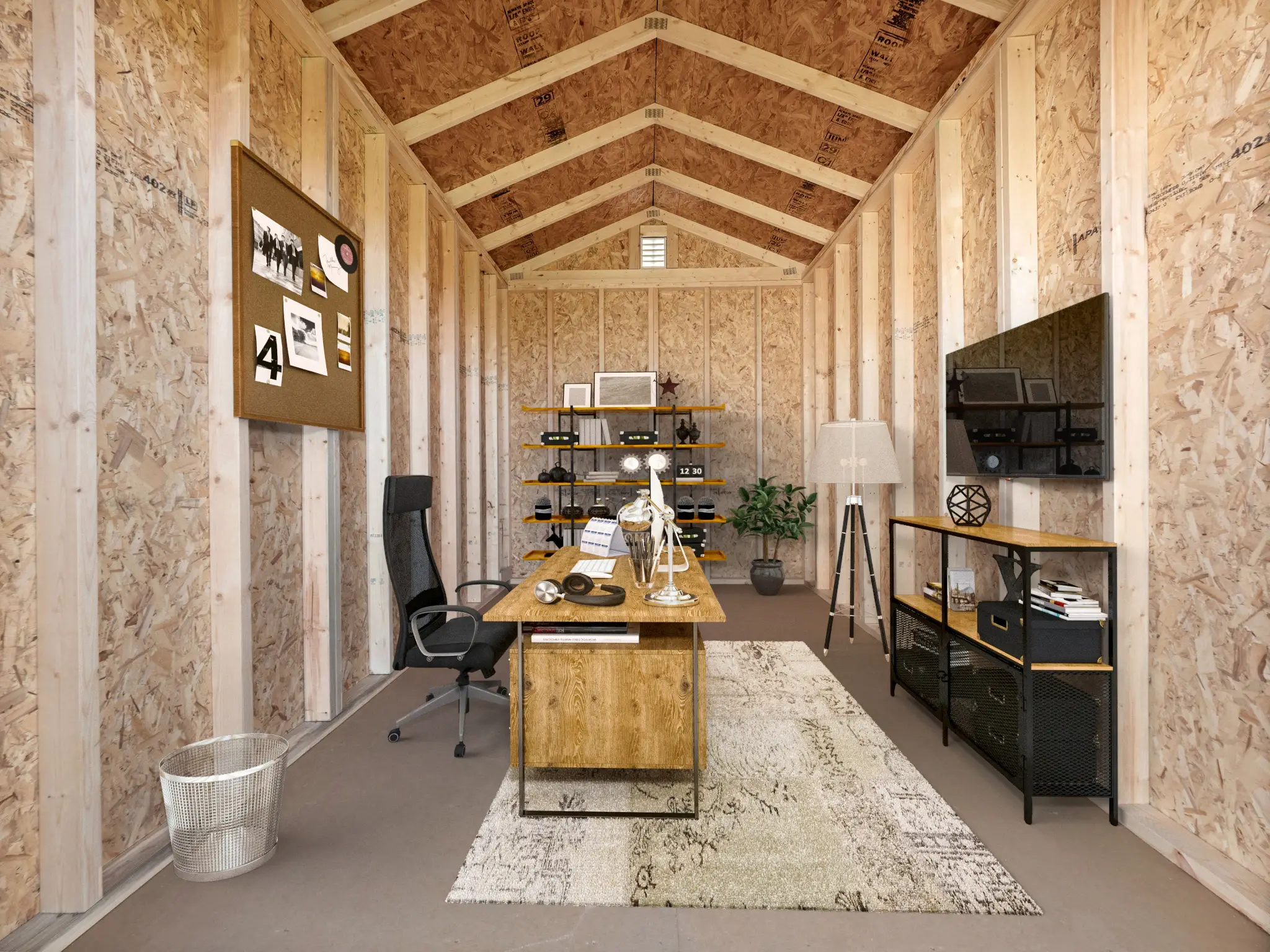 Stor-Mor Utility Interior Home Office Shed Portable Building Garage Cabin Backyard Carport Rent to Own No Credit Check Storage VS